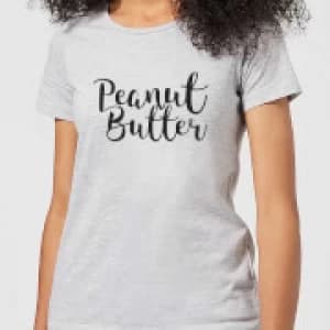 Peanut Butter Womens T-Shirt - Grey - 3XL