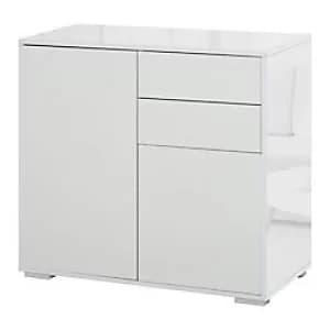 HOMCOM Side Cabinet 838-075WT 740 x 790 x 360 mm White