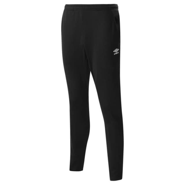 Umbro Umbro Men Tapered Jogging Bottoms in Black Size: Small Black S Male 5063107676931