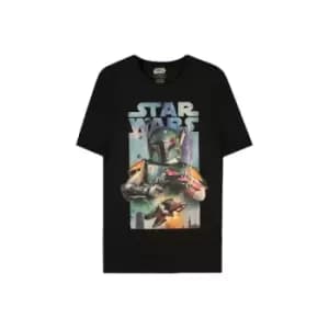 Star Wars T-Shirt Boba Fett Poster Size M
