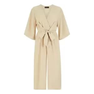 Mela London Beige Kimono Style Jumpsuits - Beige