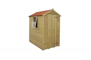 Forest Garden 6 x 4ft Apex Tongue & Groove Pressure Treated Shed