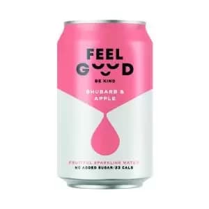 Feel Good Rhubarb and Apple Drink 330ml Pack of 12 7170 VM01777