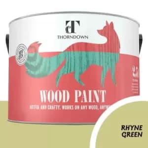 Thorndown Rhyne Green Satin Interior and Exterior Wood Paint 2.5L