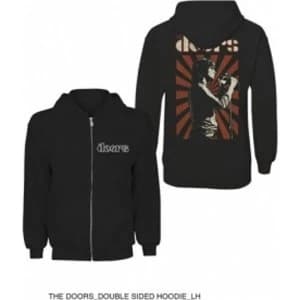 The Doors Lizard King Zip Hoodie Black: Small