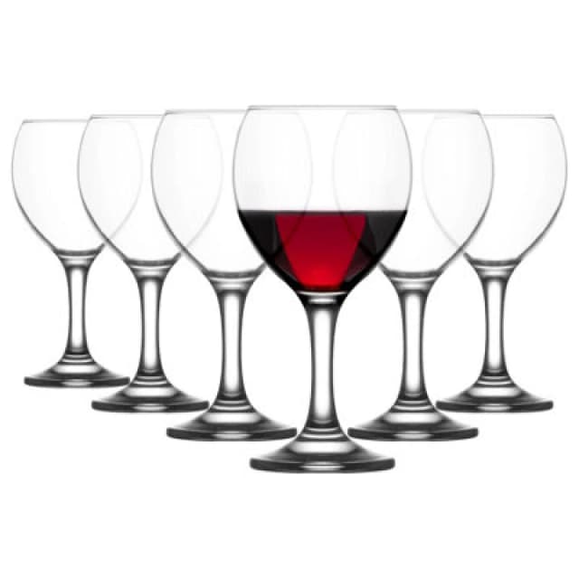 LAV Glassware Lav Misket Red Wine Glasses - 260ml - Pack Of 6