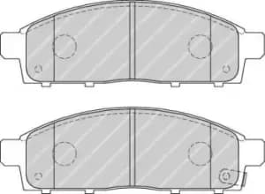 Ferodo FDB4023 Brake Pad Set Front Axle Premier Car