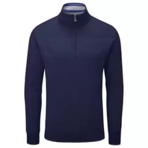 Oscar Jacobson Lined Sweater - Blue