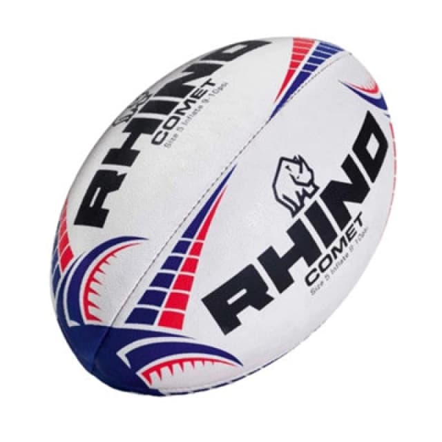 Rhino Comet Rugby Ball White (5)