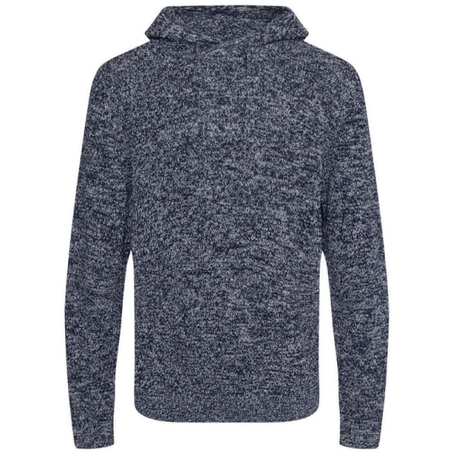 AWDis AWDis Men Iguazu Knitted Hoodie in Mid Navy Size: X-Small Mid Navy XS Male 5063425904105