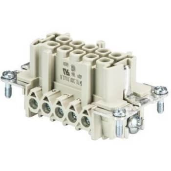 Wieland 70.300.1040.0 Industrial Connector, 10 Pin + PE Socket insert