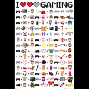 I Love Gaming Maxi Poster