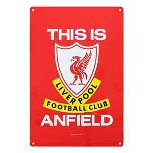 Liverpool FC TIA Large Metal Sign