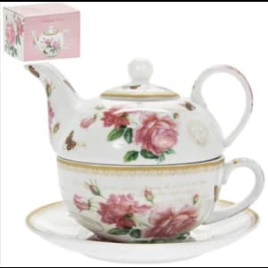 Redoute Rose Tea For One By Lesser & Pavey