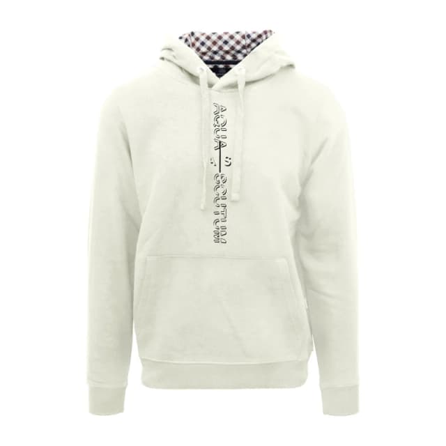 Aquascutum Mens Hdy Sweat Pull Over Hoodie - Yellow Male S
