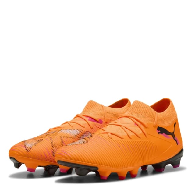 Puma FUTURE 8 MATCH Womens Artificial Ground Football Boots Orange/Black female 3 (35.5)
