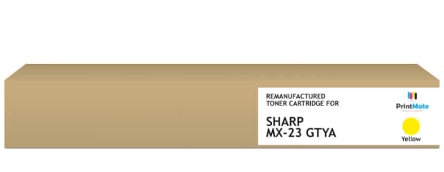 PrintMate Sharp MX-23 GTYA. remanufactured toner. Yellow 10000p