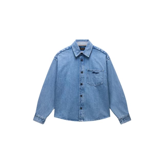 Overshirt Napapijri Rambler Bleu Male 2XL