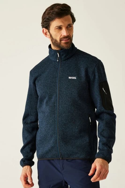 Regatta Regatta Men Newhill Insulating Stretch Full-Zip Fleece in Blue Size: 3X-Large Blue XXXL Male 5063516137689