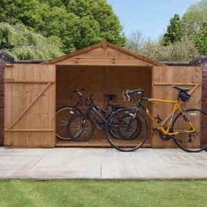 Mercia Pressure Treated Shiplap Apex Bikestore - 3' x 7'