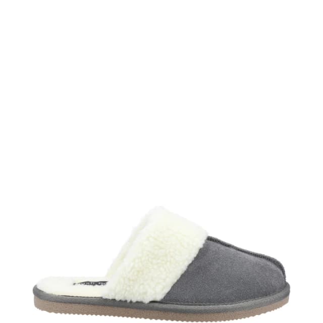 Hush Puppies Womens Arianna Mule Slippers - UK 8 Grey female GDE2847GRY8