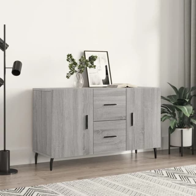 VIDAXL Sideboard Grey Sonoma 100x36x60cm Engineered Wood Vidaxl 8720845424718