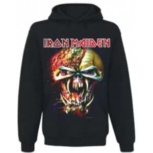 Iron Maiden Final Frontier Big Head Mens Hoodie: Large