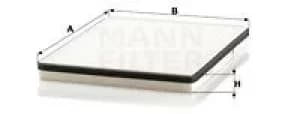Cabin Air Filter Cu3132 By Mann-Filter