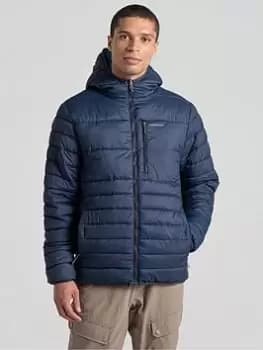 Craghoppers Compresslite Viii Hooded Jacket, Navy Size M Men