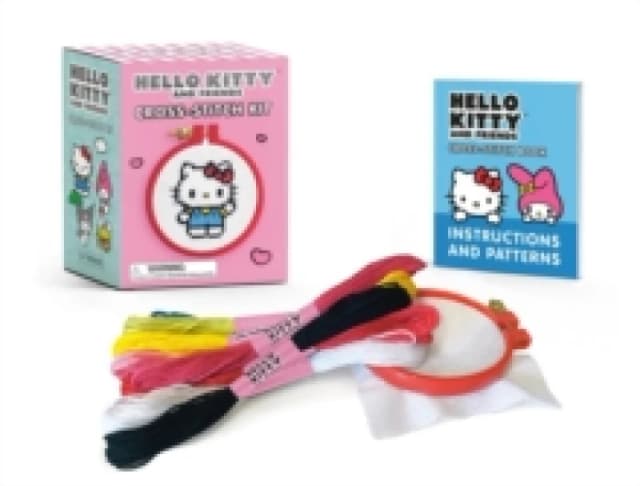 Hello Kitty and Friends Cross-Stitch Kit. Paperback. By Sosae Caetano, Dennis Caetano Books