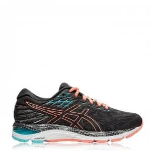 Asics GEL-Cumulus 21 LS Ladies Running Shoes - Grey/Coral