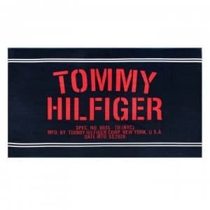 Tommy Bodywear Tommy Sum Patterned Towel - Pitch Blue CUN