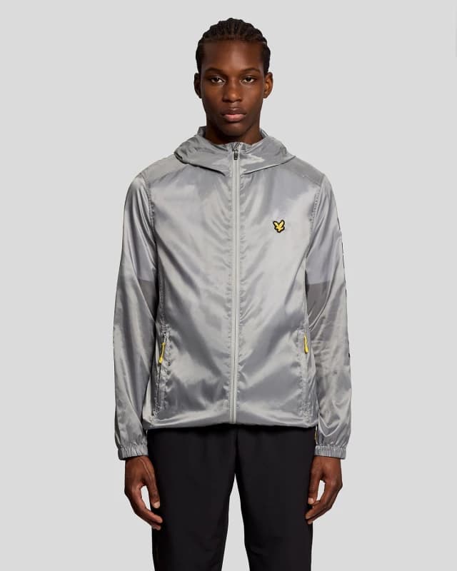 Lyle & Scott Mens Sports Lightweight Training Jacket in Grey