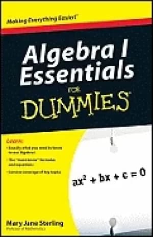 algebra i essentials for dummies