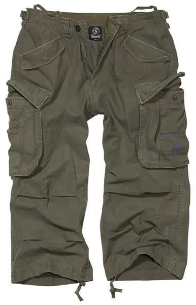 Brandit Industry Vintage 3/4 Shorts olive L Men