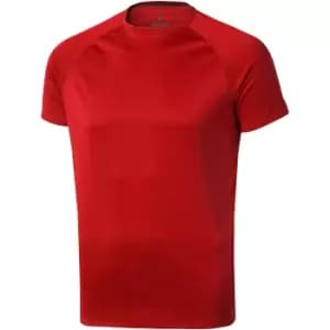 Elevate Mens Niagara Short Sleeve T-Shirt (L) (Red)