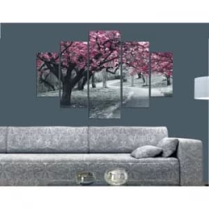 ST034 Multicolor Decorative MDF Painting (5 Pieces)