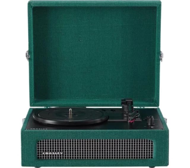 CROSLEY Voyager Belt Drive Bluetooth Turntable - Dark Aegean, Green 710244255493
