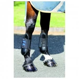 Dalmar SJ Open Front Tendon Boot - Black