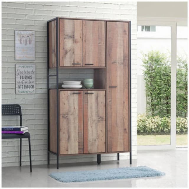 Timber Art Design Kitchen Dresser Dining Room Display Larder Cabinet Pantry Cupboard