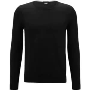 Boss Leno-P Knit Jumper - Black
