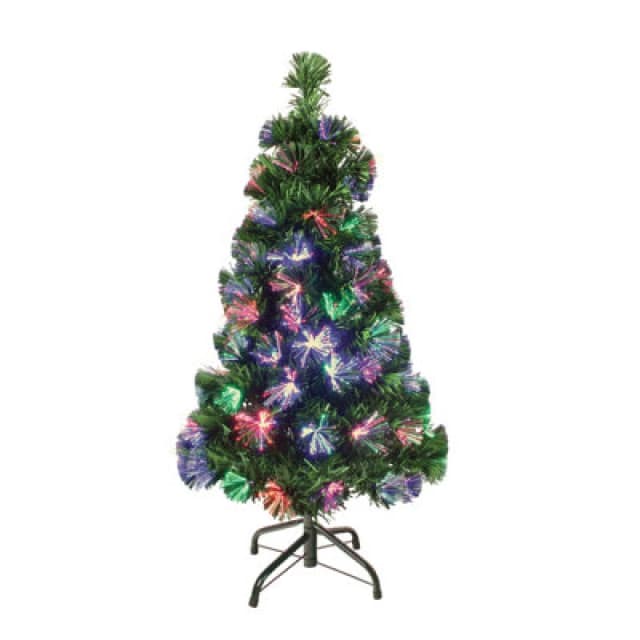Christmas Workshop 5ft Green Fibre Optic Christmas Tree