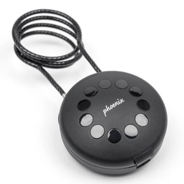 Phoenix Palm Smart Key Safe and Security Cable Black KS0212EC