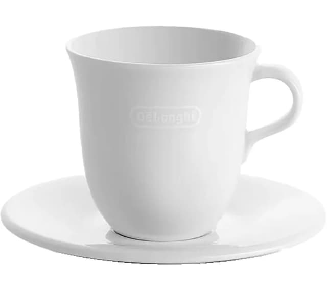 DeLonghiDLSC309 Ceramic Cappuccino Cups - Twin Pack, White 8004399334304
