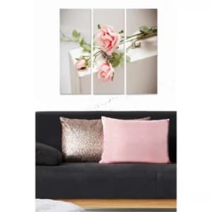 MDFFTR1037 Multicolor Decorative MDF Painting (3 Pieces)