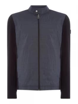 Mens Michael Kors Zero Gravity Nylon Quilted Track Jacket Black