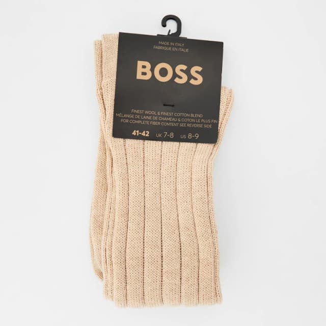 Boss Mens Bs Rib Ribbed Bodysuit Light Beige male 5.5T