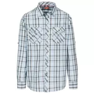 Trespass Mens Collector Check Shirt (S) (Blue Check)