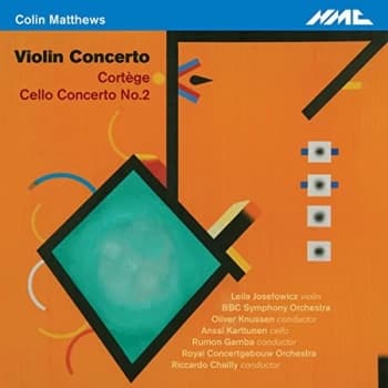 Leila Josefowicz - Colin Matthews: Violin Concerto/Cortège/Cello Concerto No. 2 CD