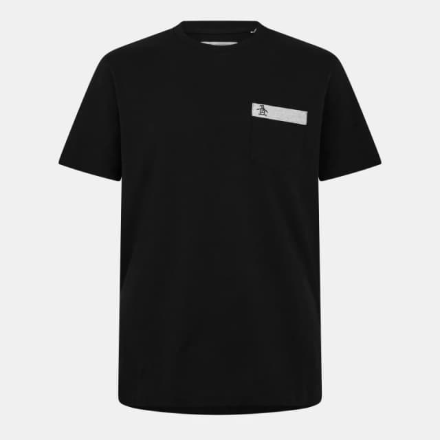 Original Penguin Pocket T-Shirt Mens Black male Small